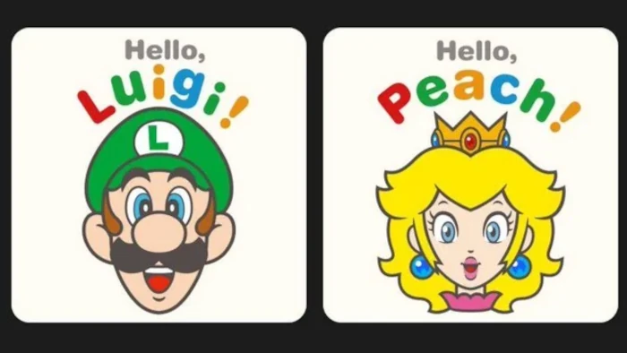 Hello Peach & Hello Luigi Nintendo Switch Nintendo Switch 2